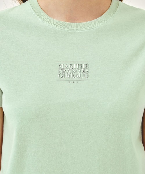 MARITHE + FRANCOIS GIRBAUD(マリテフランソワジルボー)の「W SMALL CLASSIC LOGO TEE(Tシャツ/カットソー・レディース・ホワイト/ライトグリーン/ブラック・SMALL/MEDIUM)」の7枚目の写真