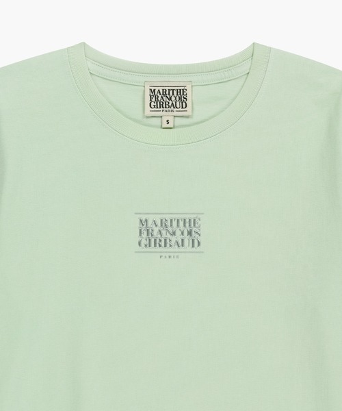 MARITHE + FRANCOIS GIRBAUD(マリテフランソワジルボー)の「W SMALL CLASSIC LOGO TEE(Tシャツ/カットソー・レディース・ホワイト/ライトグリーン/ブラック・SMALL/MEDIUM)」の10枚目の写真