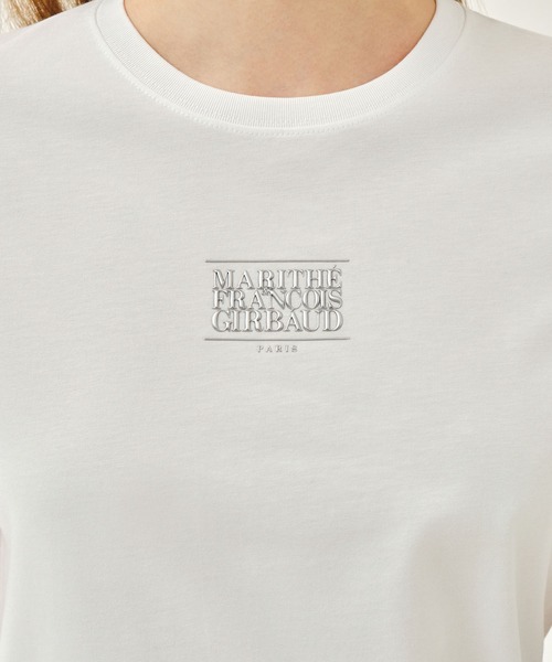 MARITHE + FRANCOIS GIRBAUD(マリテフランソワジルボー)の「W SMALL CLASSIC LOGO TEE(Tシャツ/カットソー・レディース・ホワイト/ライトグリーン/ブラック・SMALL/MEDIUM)」の16枚目の写真