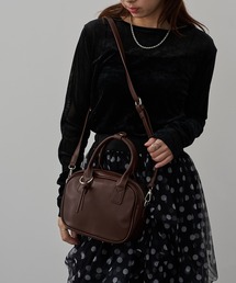 【MAGASIN DE MODE Chou Chou】チャーム付きミニボストンバッグ SNBD