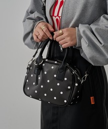 【MAGASIN DE MODE Chou Chou】チャーム付きミニボストンバッグ SNBD