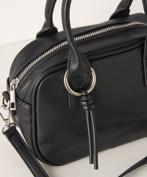 MAGASIN DE MODE Chou Chou(マガジンデモードシュシュ)の「【MAGASIN DE MODE Chou Chou】チャーム付きミニボストンバッグ SNBD(ボストンバッグ・レディース・マルチ/ブラック/ブラウン・FREE)」の7枚目の写真