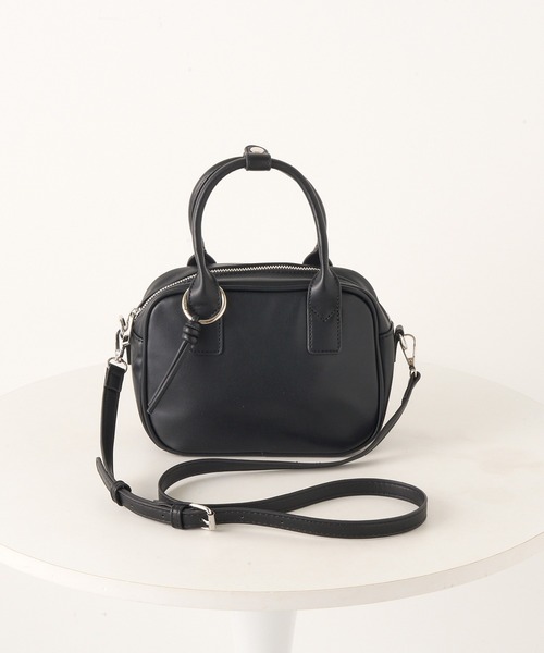 MAGASIN DE MODE Chou Chou(マガジンデモードシュシュ)の「【MAGASIN DE MODE Chou Chou】チャーム付きミニボストンバッグ SNBD(ボストンバッグ・レディース・マルチ/ブラック/ブラウン・FREE)」の12枚目の写真