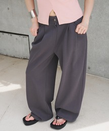 Tuck sweat pants／タックスウェットパンツ 裾ドロスト仕様