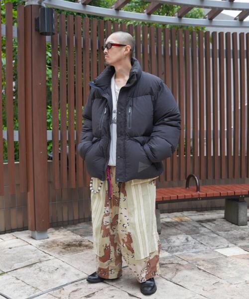and wander(アンドワンダー)の「and wander/アンドワンダー puffer down jacket ダウン(ダウンジャケット/コート・レディース・ブラック・LARGE/MEDIUM/X-SMALL/X-LARGE)」の4枚目の写真