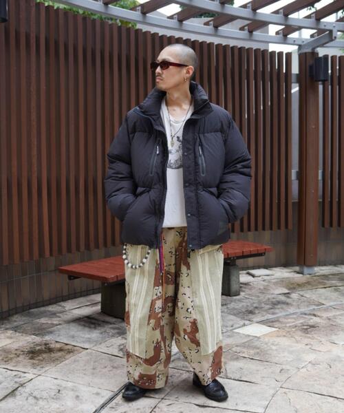 and wander(アンドワンダー)の「and wander/アンドワンダー puffer down jacket ダウン(ダウンジャケット/コート・レディース・ブラック・LARGE/MEDIUM/X-SMALL/X-LARGE)」の5枚目の写真