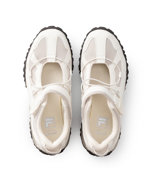 FILA(フィラ)の「FILA ECHAPPE VC v2 / フィラエシャッペブイシーブイ2(スニーカー・レディース・オフホワイト・25.5cm/26.0cm/23.0cm/23.5cm/24.0cm/24.5cm/25.0cm)」の2枚目の写真
