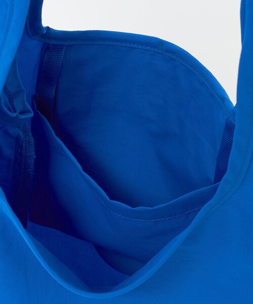 NICE WEATHER(ナイスウェザー)の「<NICE WEATHER>ナイロン ミニマーケットバッグ(エコバッグ/サブバッグ・レディース・ロイヤルブルー/ブラック/ダークブラウン/オレンジ/ライラック・FREE)」の12枚目の写真