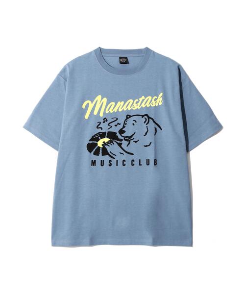 MANASTASH(マナスタッシュ)の「MANASTASH/マナスタッシュ CiTee POLAR BEAR(Tシャツ/カットソー・メンズ・ホワイト/ブラック/ライトグレー・S/L/M/XL)」の3枚目の写真