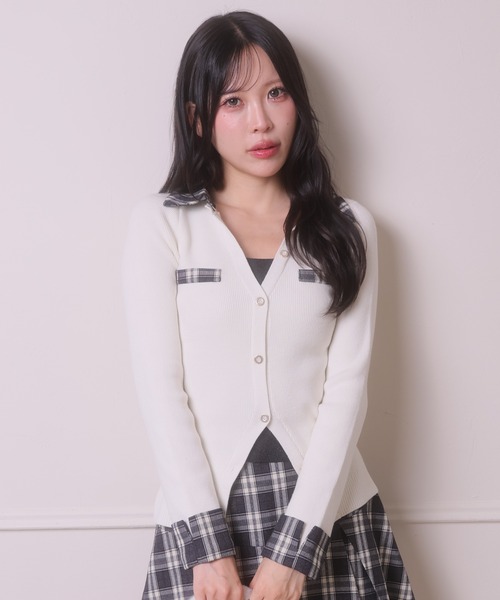 Leisure Cardigan Knit — вязаный кардиган в стиле 레이야ード