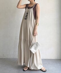 【WEB限定】追撚スパンキャミワンピース