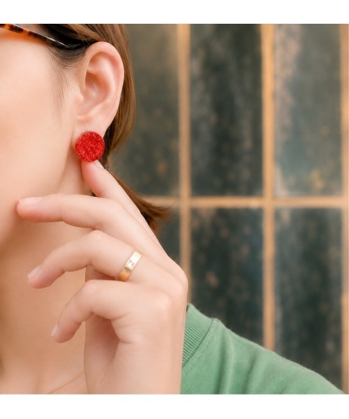 tone（トーン）の「【Flower】【アレルギー対応】ヴィンテージボタンピアス(MA)（ピアス（両耳用）・レディース・C/B/A/D/F/E・FREE）」の12枚目の写真