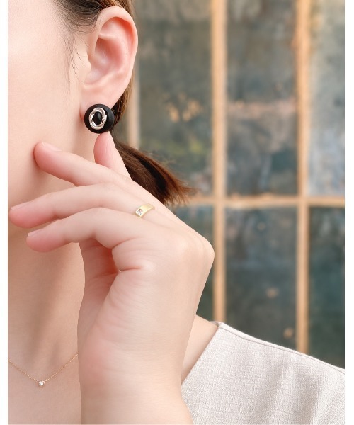 tone（トーン）の「【Flower】【アレルギー対応】ヴィンテージボタンピアス(MA)（ピアス（両耳用）・レディース・C/B/A/D/F/E・FREE）」の22枚目の写真