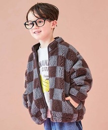 devirock（デビロック）の「えらべる総柄デザイン 洗える ボアブルゾン（その他アウター）」