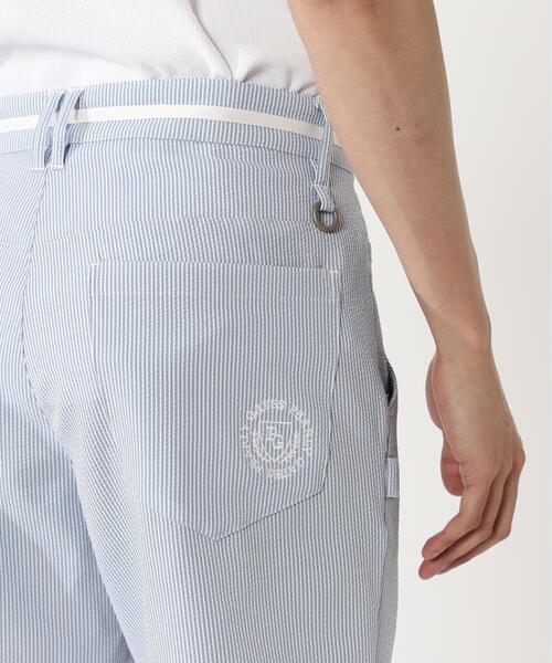 PEARLY GATES(パーリーゲイツ)の「【PEARLY GATES】ストライプPeストレッチサッカーショートパンツ(その他パンツ・メンズ・ブルー系その他・SMALL/MEDIUM/LARGE/X-LARGE)」の7枚目の写真