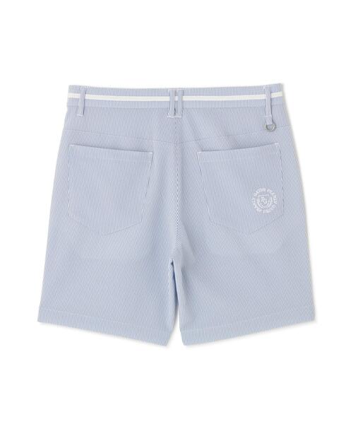 PEARLY GATES(パーリーゲイツ)の「【PEARLY GATES】ストライプPeストレッチサッカーショートパンツ(その他パンツ・メンズ・ブルー系その他・SMALL/MEDIUM/LARGE/X-LARGE)」の10枚目の写真