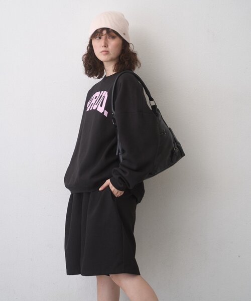 CIAOPANIC TYPY(チャオパニックティピー)の「【WEB限定】WRUD.ビッグシルエット裏起毛ロゴスウェット(スウェット・レディース・グレー/ブラック/ブラウン・MEDIUM/LARGE)」の13枚目の写真