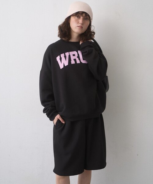 CIAOPANIC TYPY(チャオパニックティピー)の「【WEB限定】WRUD.ビッグシルエット裏起毛ロゴスウェット(スウェット・レディース・グレー/ブラック/ブラウン・MEDIUM/LARGE)」の14枚目の写真