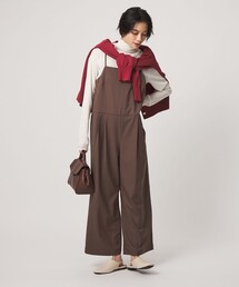 ［size SHORT/TALLあり］オルマイ ツイル キャミソール サロペット