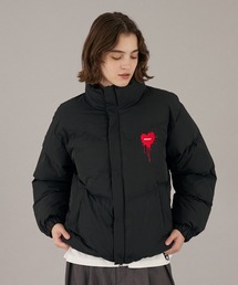 ONCILY(�I���V�F���[)��HEART LOGO PADDING BLOUSON / �n�[�g���S�p�f�B���O�u���]��(�u���]��)