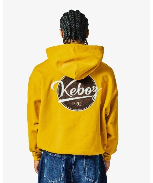 KEBOZ(ケボズ)の「BB SWEAT HOODIE(パーカー・メンズ・アッシュグレー/ブラック/イエロー/ネイビー/ダークグリーン・S/M/L/XL/2XL)」の2枚目の写真