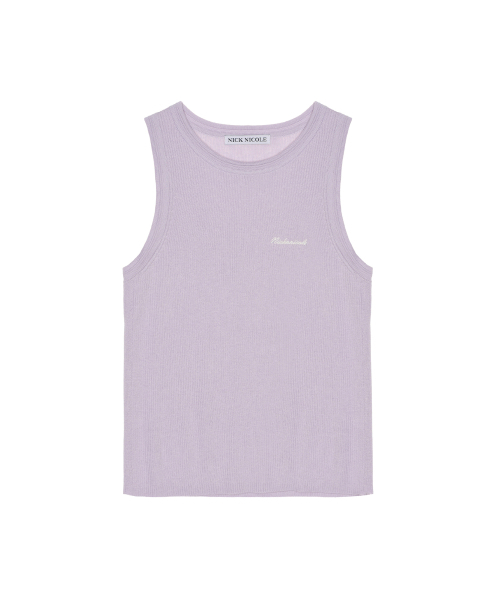 NICK&NICOLE(ニックアンドニコール)の「ミニマルノースリーブトップ ライトパープル(Tシャツ/カットソー・レディース・その他・FREE)」の1枚目の写真