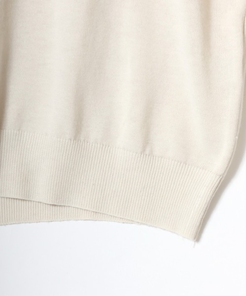 U.S. POLO ASSN.(ユーエスポロアッスン)の「U.S. POLO ASSN./ユーエスポロアッスン ウール混 ハイゲージニット ロゴ ワンポイント刺繍 ポロ セーター/レディース メンズ(ニット/セーター・メンズ・ブラック/ネイビー/グレー/アイボリー/モカ・LL/M/L)」の11枚目の写真