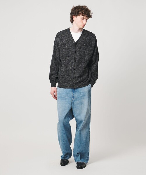 LOEFF(ロエフ)の「<LOEFF>ウール ヘンプ カーディガン UNISEX(ニット/セーター・レディース・ベージュ/ブラック・0/2/1)」の11枚目の写真