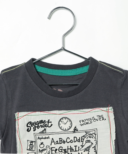 BOOFOOWOO(ブーフーウー)の「SesameクールモノトーンTee(Tシャツ/カットソー・キッズ・ブラック/ホワイト・90/130/110/100/120)」の3枚目の写真