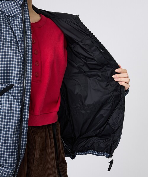 Gramicci(グラミチ)の「【GRAMICCI / グラミチ】HOODED DOWN / フーデットダウンジャケット / ユニセックス(ブルゾン・メンズ・ストライプ・L/M)」の16枚目の写真