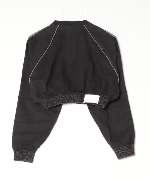 adidas(アディダス)の「SST デニム トラックトップ / ジャージ / トラックジャケット / アディダスオリジナルス adidas Originals(ジャージ・レディース・ブラック・X-SMALL/SMALL/MEDIUM/LARGE/XX-LARGE/X-LARGE)」の6枚目の写真