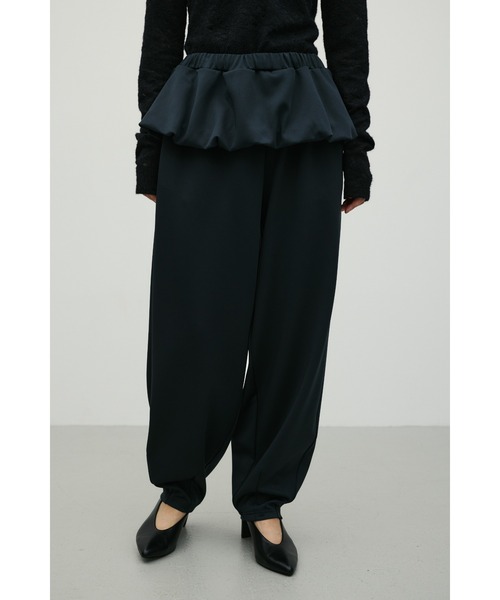 STYLEMIXER(スタイルミキサー)の「ジャージーレイヤードパンツ(その他パンツ・レディース・グレー/ネイビー・MEDIUM/SMALL)」の1枚目の写真