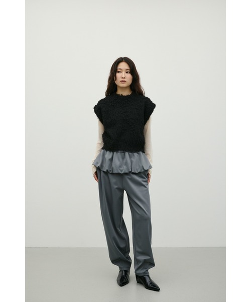 STYLEMIXER(スタイルミキサー)の「ジャージーレイヤードパンツ(その他パンツ・レディース・グレー/ネイビー・MEDIUM/SMALL)」の12枚目の写真