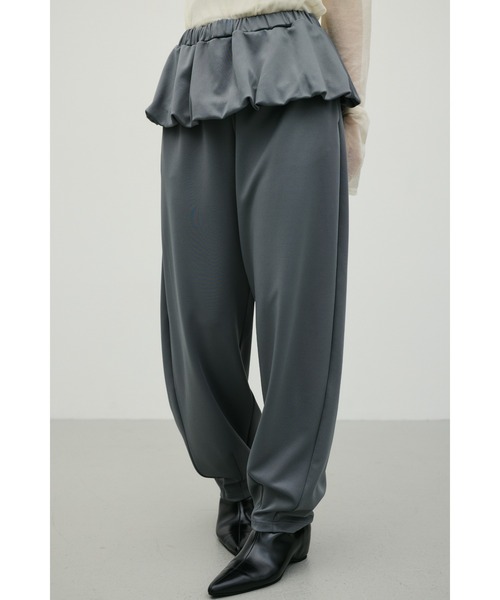 STYLEMIXER(スタイルミキサー)の「ジャージーレイヤードパンツ(その他パンツ・レディース・グレー/ネイビー・MEDIUM/SMALL)」の14枚目の写真