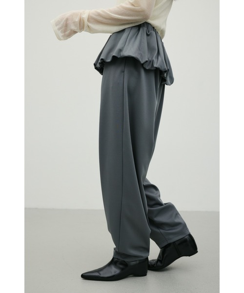 STYLEMIXER(スタイルミキサー)の「ジャージーレイヤードパンツ(その他パンツ・レディース・グレー/ネイビー・MEDIUM/SMALL)」の15枚目の写真
