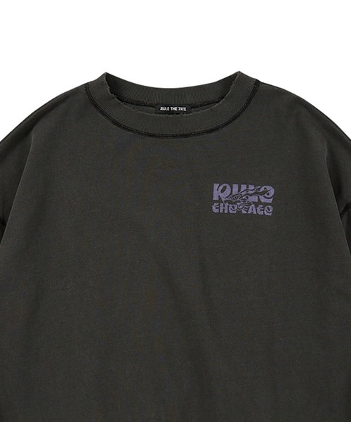 RULE THE FATE(ルールザフェイト)の「RTF DASH DOG SWEAT PULLOVER/ダッシュドッグスウェットプルオーバー(スウェット・メンズ・ベージュ/ブラック・1/2)」の7枚目の写真