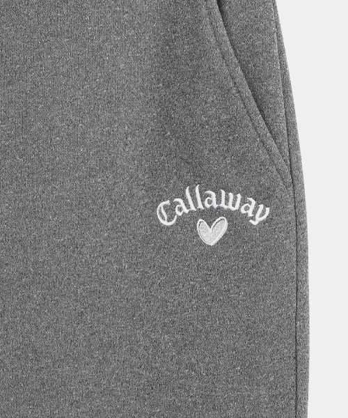 Callaway（キャロウェイ）の「キャロウェイ Callaway ラブキャロウェイ裏起毛ダブルニットジョガーパンツ（その他パンツ・レディース・グレー/ブラック/ホワイト・S/M/XL/L）」の14枚目の写真