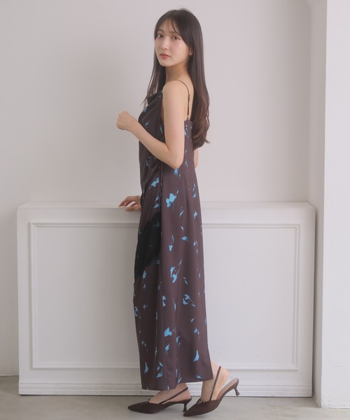 NOELA(ノエラ)の「プリントキャミワンピース(ワンピース・レディース・ブルー/ブラウン/イエロー・M/S)」の13枚目の写真
