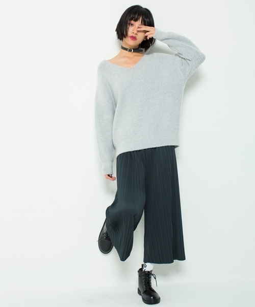 WEGO(ウィゴー)の「WEGO/プリーツスカンツ(その他パンツ・レディース・ダークグリーン/ブラック/ピンク・FREE)」の12枚目の写真