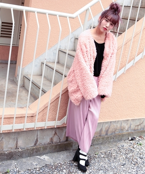 WEGO(ウィゴー)の「WEGO/プリーツスカンツ(その他パンツ・レディース・ダークグリーン/ブラック/ピンク・FREE)」の13枚目の写真