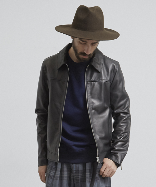 United Tokyo ユナイテッドトウキョウ の カウレザー襟付きライダース ライダースジャケット Wear