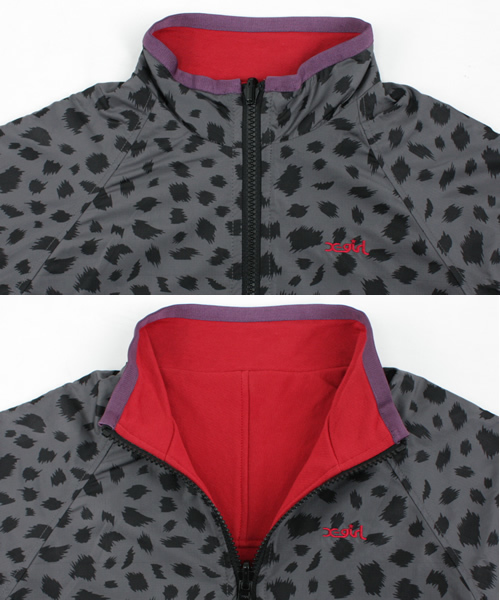 X-girl Stages（エックスガールステージス）の「"LEOPARD" REVERSIBLE JUMPER(12M～3T)（その他アウター・キッズ・チャコールグレー/ベージュ/カーキ・12M/2T/3T）」の7枚目の写真