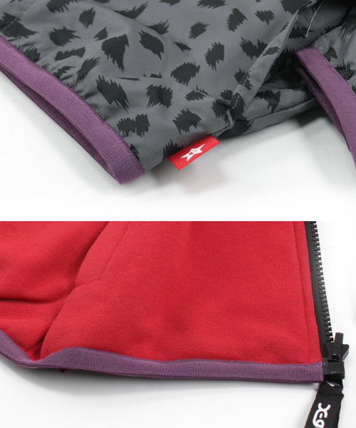 X-girl Stages（エックスガールステージス）の「"LEOPARD" REVERSIBLE JUMPER(12M～3T)（その他アウター・キッズ・チャコールグレー/ベージュ/カーキ・12M/2T/3T）」の9枚目の写真