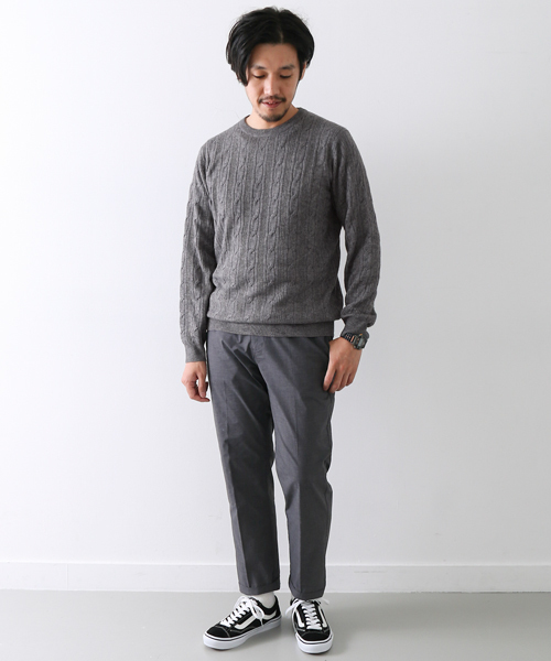 URBAN RESEARCH DOORS MENS（アーバンリサーチ ドアーズ メンズ）の「DOORS Chashmere Blend C/N Knit（ニット/セーター・メンズ・キャメル/グリーン/オフホワイト/グレー・38/40）」の5枚目の写真