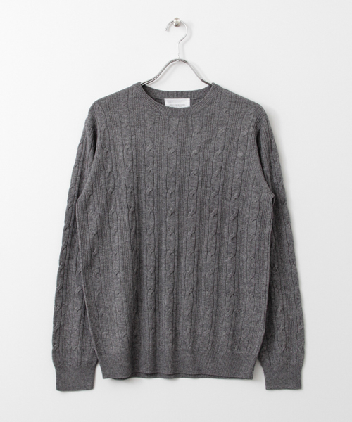 URBAN RESEARCH DOORS MENS（アーバンリサーチ ドアーズ メンズ）の「DOORS Chashmere Blend C/N Knit（ニット/セーター・メンズ・キャメル/グリーン/オフホワイト/グレー・38/40）」の17枚目の写真