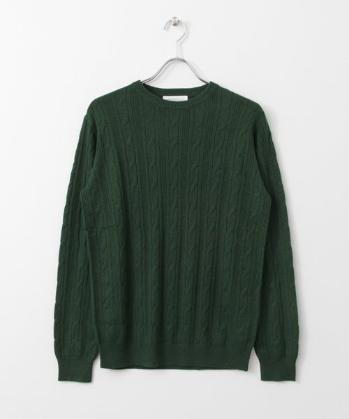 URBAN RESEARCH DOORS MENS（アーバンリサーチ ドアーズ メンズ）の「DOORS Chashmere Blend C/N Knit（ニット/セーター・メンズ・キャメル/グリーン/オフホワイト/グレー・38/40）」の18枚目の写真