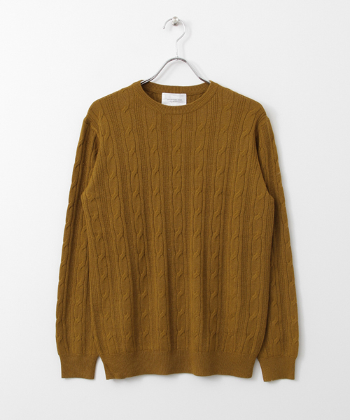 URBAN RESEARCH DOORS MENS（アーバンリサーチ ドアーズ メンズ）の「DOORS Chashmere Blend C/N Knit（ニット/セーター・メンズ・キャメル/グリーン/オフホワイト/グレー・38/40）」の19枚目の写真