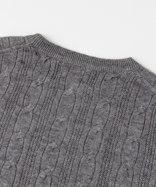 URBAN RESEARCH DOORS MENS（アーバンリサーチ ドアーズ メンズ）の「DOORS Chashmere Blend C/N Knit（ニット/セーター・メンズ・キャメル/グリーン/オフホワイト/グレー・38/40）」の13枚目の写真