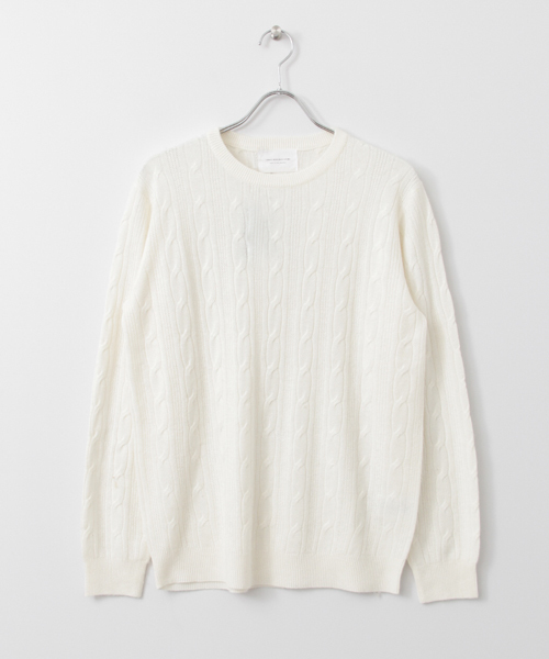 URBAN RESEARCH DOORS MENS（アーバンリサーチ ドアーズ メンズ）の「DOORS Chashmere Blend C/N Knit（ニット/セーター・メンズ・キャメル/グリーン/オフホワイト/グレー・38/40）」の21枚目の写真