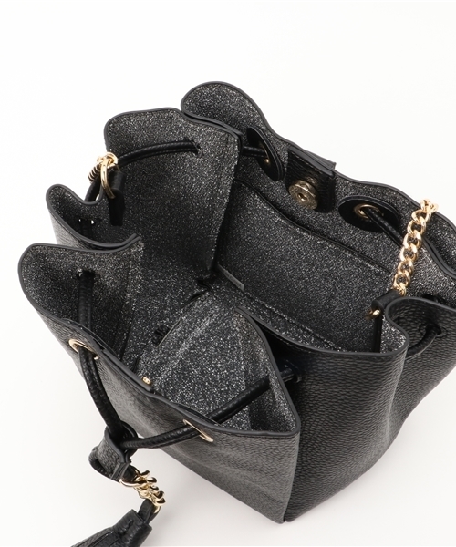 RODE SKO（ロデスコ）の「RODE SKO ANSA キラキラライニングドロスト（ショルダーバッグ・レディース・ブラウン/ブラック・FREE）」の3枚目の写真